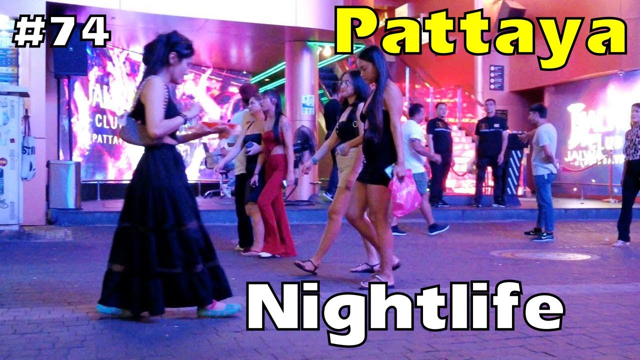 Pattaya nightlife, Thailand 🇹🇭 | Pattaya night time scenes from Walking ...